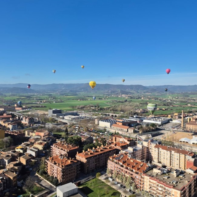 Ballonfahrt im katalonischen Vic