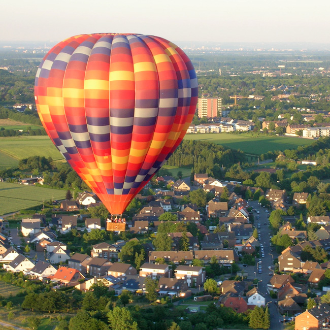Heißluftballonfahrt über Hattingen