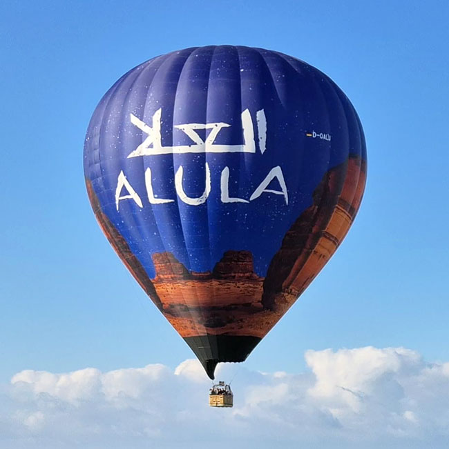 ALULA-Heissluftballon
