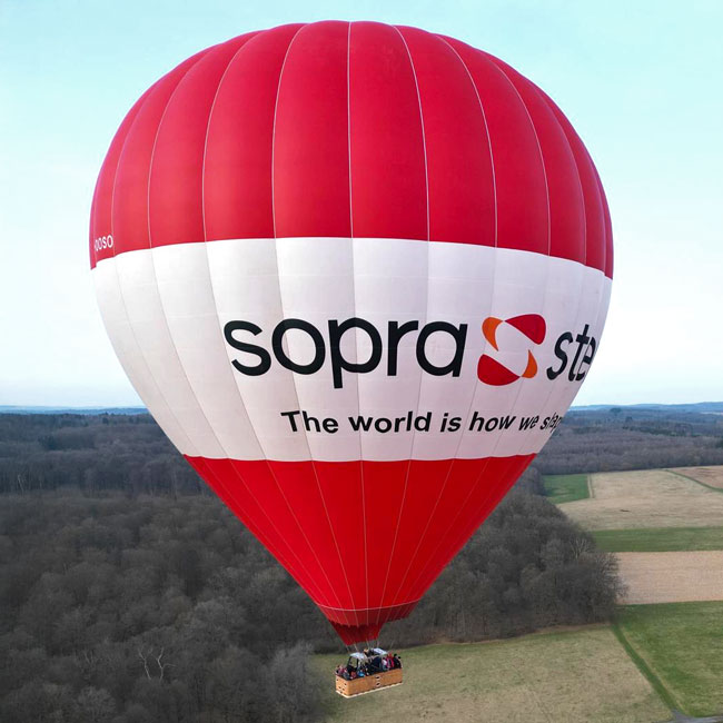Sopra Steria-Heissluftballon