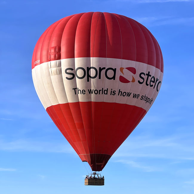 Sopra Steria-Heissluftballon